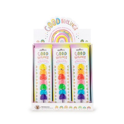 Tolóbetétes ceruza Trendhaus GOOD FEELINGS Rainbow 7 színű