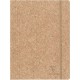Gumis mappa Clairefontaine Jeans & Cocoa 24x32 cm, Cocoa