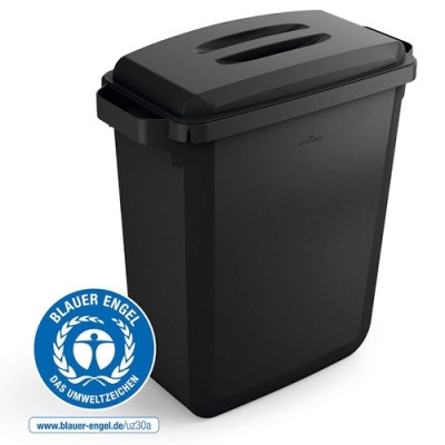 Hulladékgyűjtő Durable Durabin Eco 60l téglalap fekete