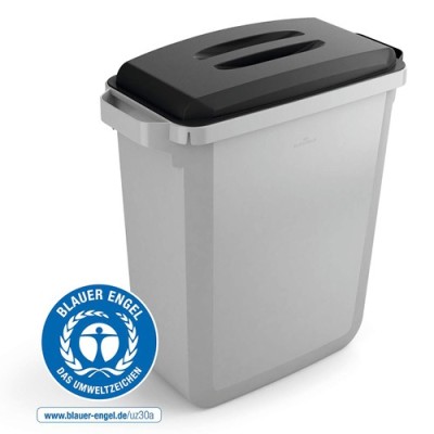 Hulladékgyűjtő-tető Durable Durabin Eco 60l téglalap fekete