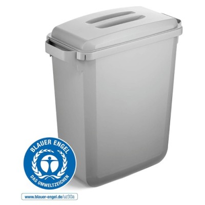 Hulladékgyűjtő-tető Durable Durabin Eco 60l téglalap szürke