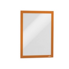 Információs tábla Durable Duraframe A/4 öntapadó hátlappal és mágneses kerettel 2 db/csomag narancssárga