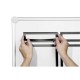 Információs tábla kiegészítő Durable Duraframe ® Magnetic Top A/4 mérethez fekete