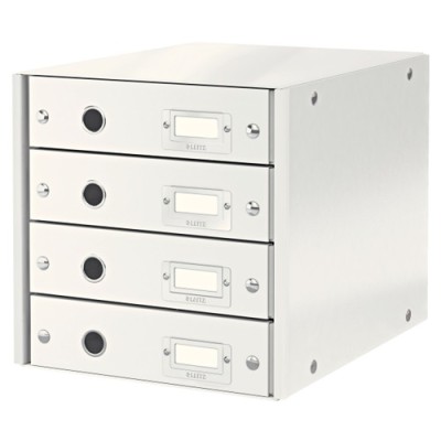 Irattároló Leitz CLICK&STORE 4-fiókos fehér