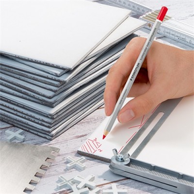 Jelölő ceruza Staedtler Dermatograph piros