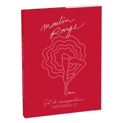 Készlet Clairefontaine Moulin Rouge 8 db képeslap borítékkal