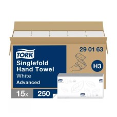 Kéztörlő TORK Soft Singlefold  Advanced  H3 "Z" hajtogatású 2 rétegű