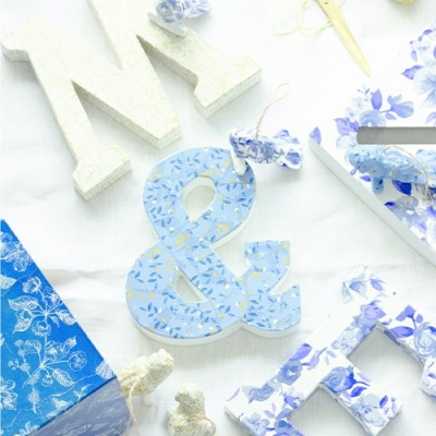 Kreatív decoupage tárgy Clairefontaine Décopatch betű 20cm