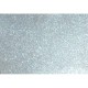 Kreatív dekorgumilap öntapadós 20x30 cm 2 mm glitteres ezüst