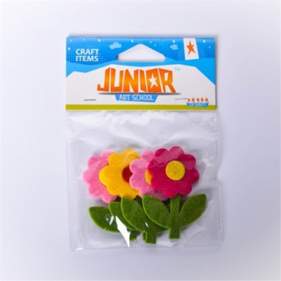 Kreatív Junior filc virágok 4 db/csomag