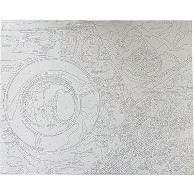 Kreatív kifestő klt. Centrum számozott, 40x50 cm, Csendélet