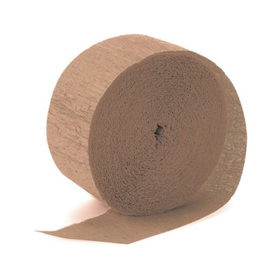 Krepp-papír 200x50 cm világos barna