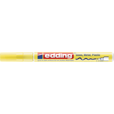 Lakkmarker Edding 751 pasztellsárga