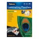 Lamináló fólia Fellowes A/4 100 mic. 100 lap/csomag