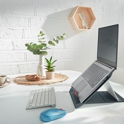 Laptop állvány Cosy Ergo 13"-17" laptophoz  bársony szürke