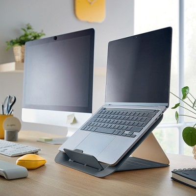 Laptop állvány Cosy Ergo 13"-17" laptophoz  bársony szürke