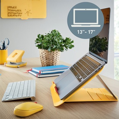 Laptop állvány Cosy Ergo 13"-17" laptophoz  meleg sárga