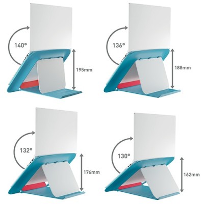 Laptop állvány Cosy Ergo 13"-17" laptophoz nyugodt kék