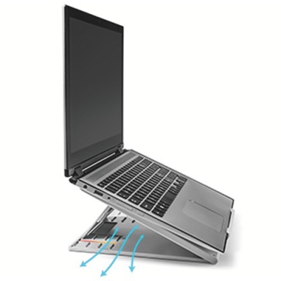 Laptop állvány SmartFit Easy Rise Go állítható ergonómiai 17" laptokoknak