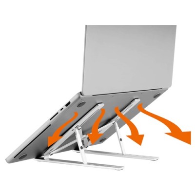 Laptoptartó állvány Durable Fold ezüst
