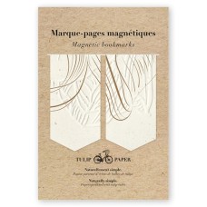 Mágneses könyvjelző Clairefontaine Tulip Paper, 10,5x15,5cm