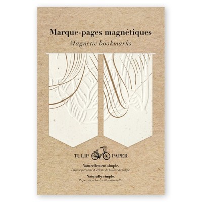 Mágneses könyvjelző Clairefontaine Tulip Paper, 10,5x15,5cm