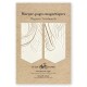 Mágneses könyvjelző Clairefontaine Tulip Paper, 10,5x15,5cm