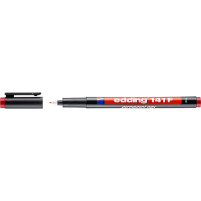 Marker Edding 141 F OHP permanent piros