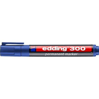 Marker Edding 300 permanent kék