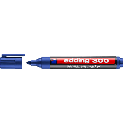Marker Edding 300 permanent kék
