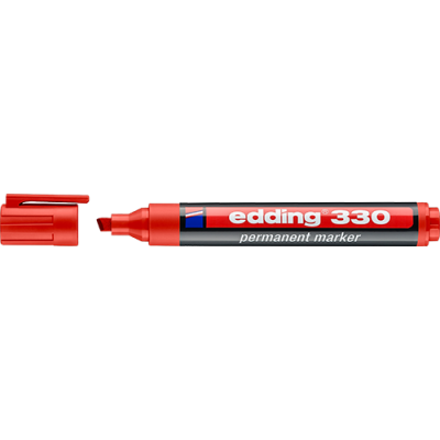 Marker Edding 330 permanent piros
