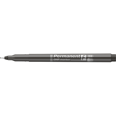 Marker Ico OHP permanent F fekete