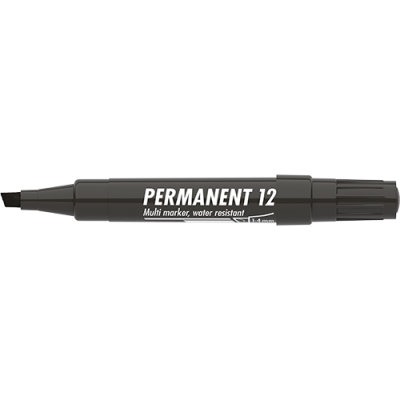 Marker Permanent 12 vágott fekete