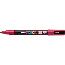 Marker Uni dekor Posca PC-3M Sötét piros 0,9-1,3 mm