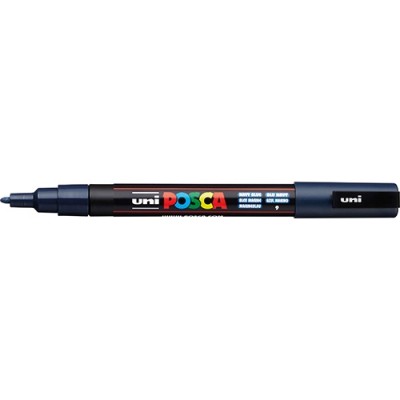 Marker Uni dekor Posca PC-3M Tengerészkék 0,9-1,3 mm