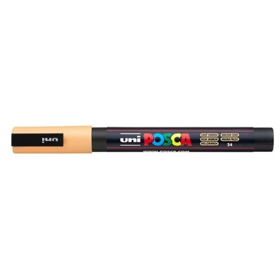 Marker Uni Posca PC-3M világos narancs, 0,9-1,3 mm