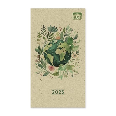 Naptár Tűzött mini zseb Grass11
