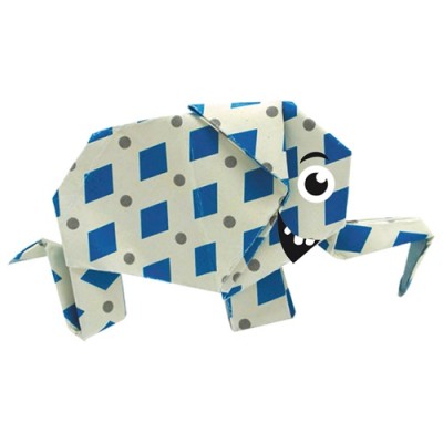 Origami Fridolin Funny Elefánt 20x20 cm 20 lap/csomag