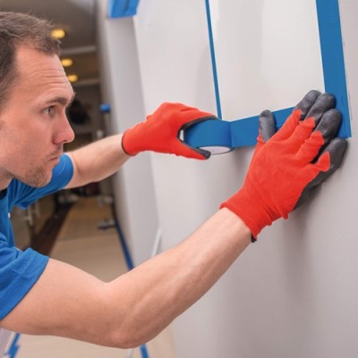 Padlójelölő szalag Durable Duraline 50/016 kék