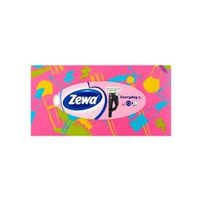 Papírzsebkendő ZEWA Everyday 2 rétegű 100db-os dobozos