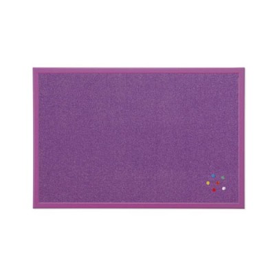 Parafatábla Bi-Office fakeretes 40x60 cm lila