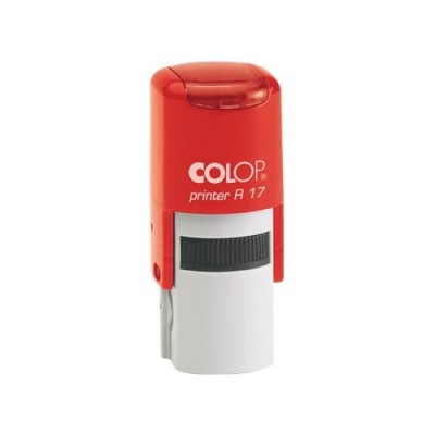 Colop Szövegbélyegző Printer R 17 piros ház kör lenyomattal 17 mm