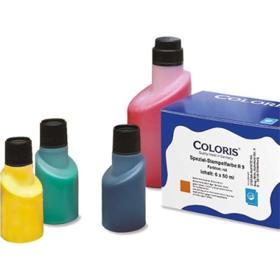R 9-50ml-kék bélyegzőfesték