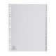 Regiszter PP Exacompta 297x242 mm 1-31-ig szürke