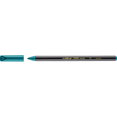 Rostirón Edding 1200 Metallic zöld (074)