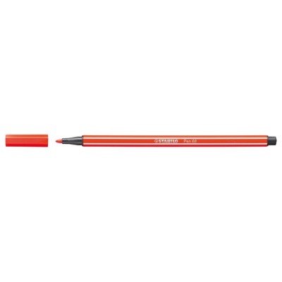 Rostirón Stabilo Pen 68 1,0 mm piros