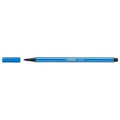 Rostirón Stabilo Pen 68 1,0 mm kék