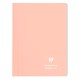 Spirálfüzet Clairefontaine Koverbook Blush A/4 80 lapos PP borítású vonalas korall