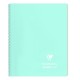 Spirálfüzet Clairefontaine Koverbook Blush A/5 80 lapos PP borítású vonalas menta