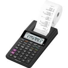 Számológép CASIO szalagos HR8 RCE BK
